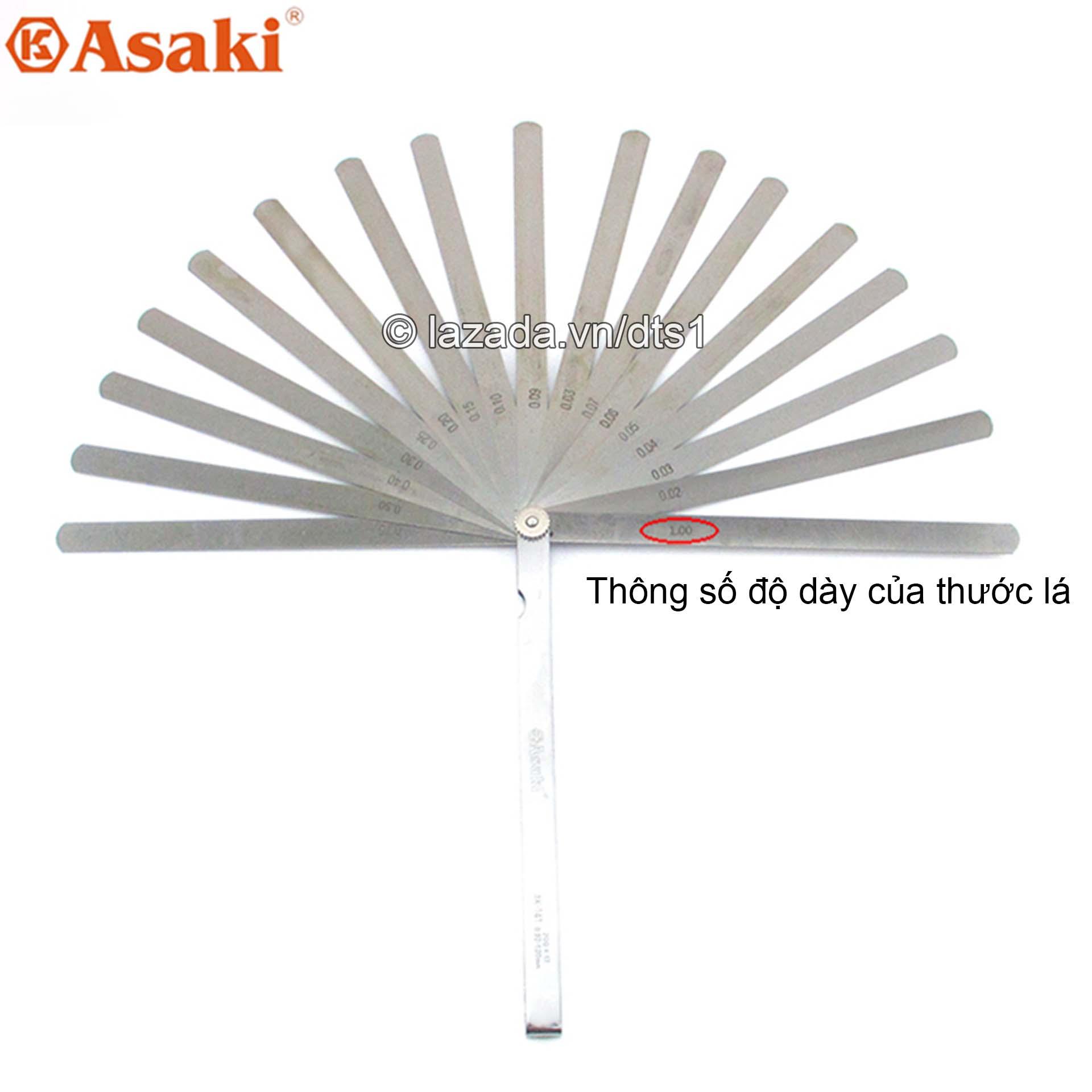 THƯỚC CĂN LÁ ASAKI AK-140
