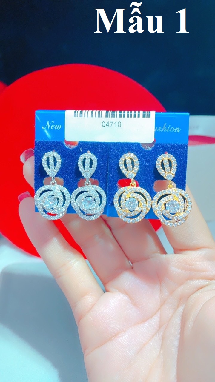 Bông Tai Ngọc Trai Trắng Duyên Dáng Elizabeth BT-0708