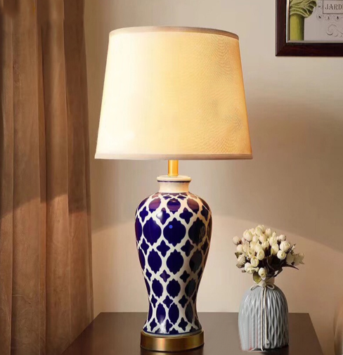 ĐÈN ĐỂ BÀN GỐM MB8933