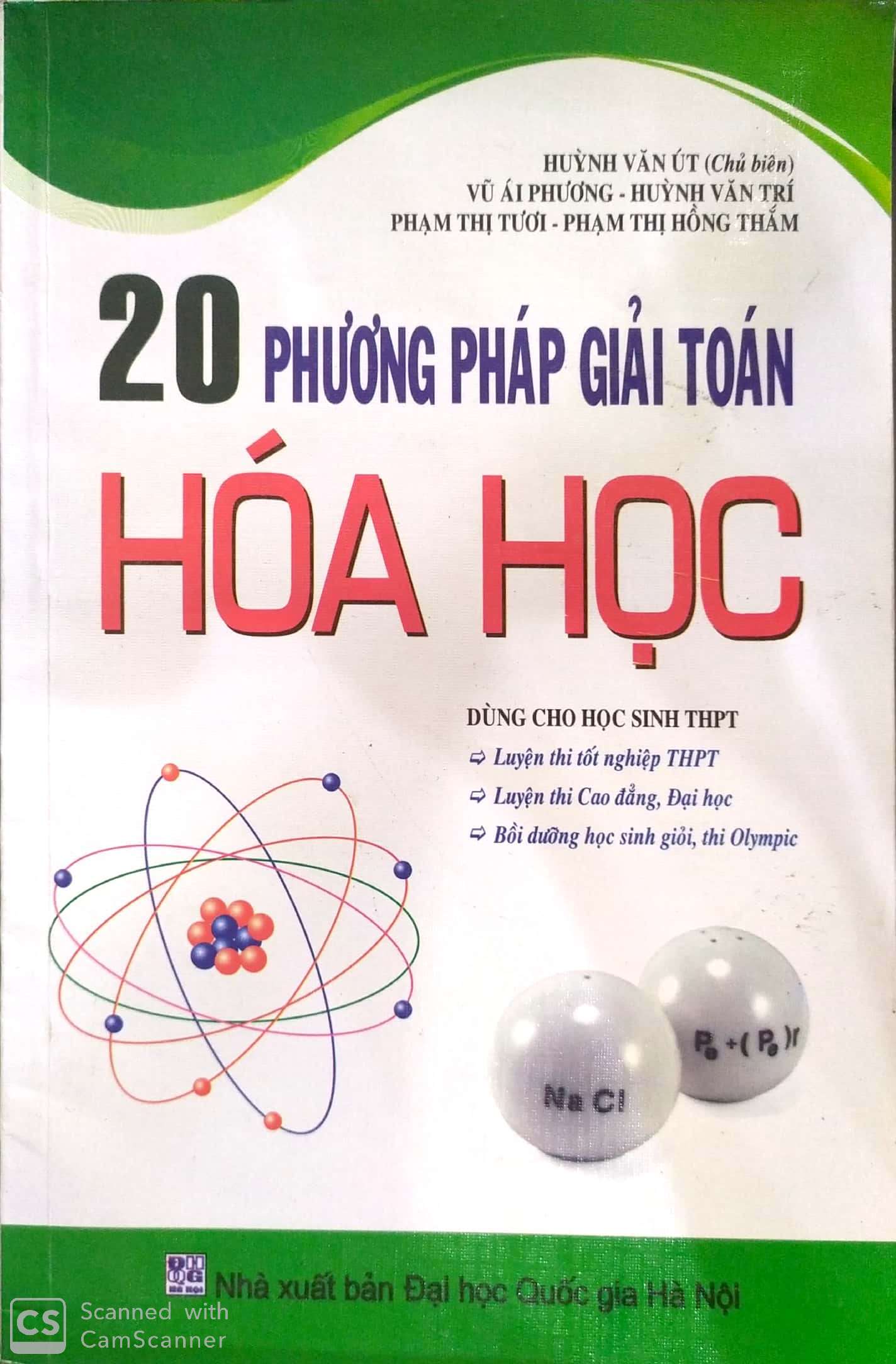 20 Phương Pháp Giải Toán Hóa Học
