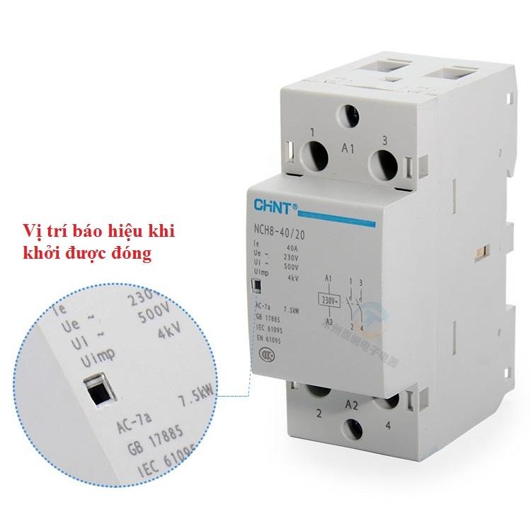 Công tắc tơ Chint NCH8-63/20