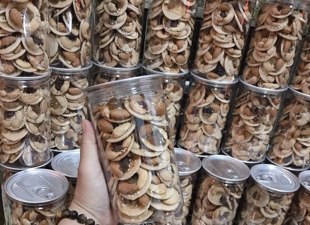 Bánh đồng tiền mix hạt 350g