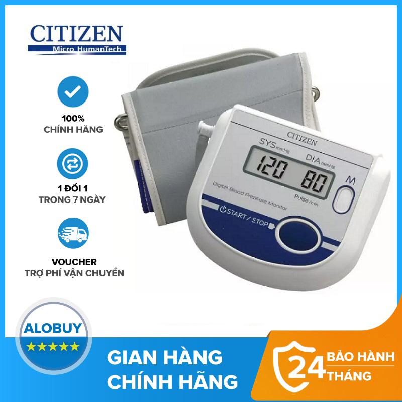 Máy đo huyết áp bắp tay CITIZEN CH-452/452AC