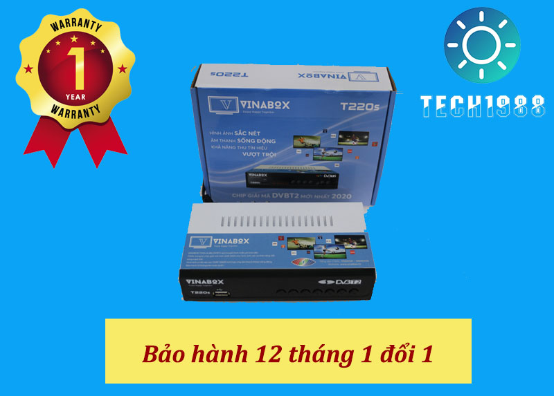 Đầu thu truyền hình DVBT2 VINABOX T220s