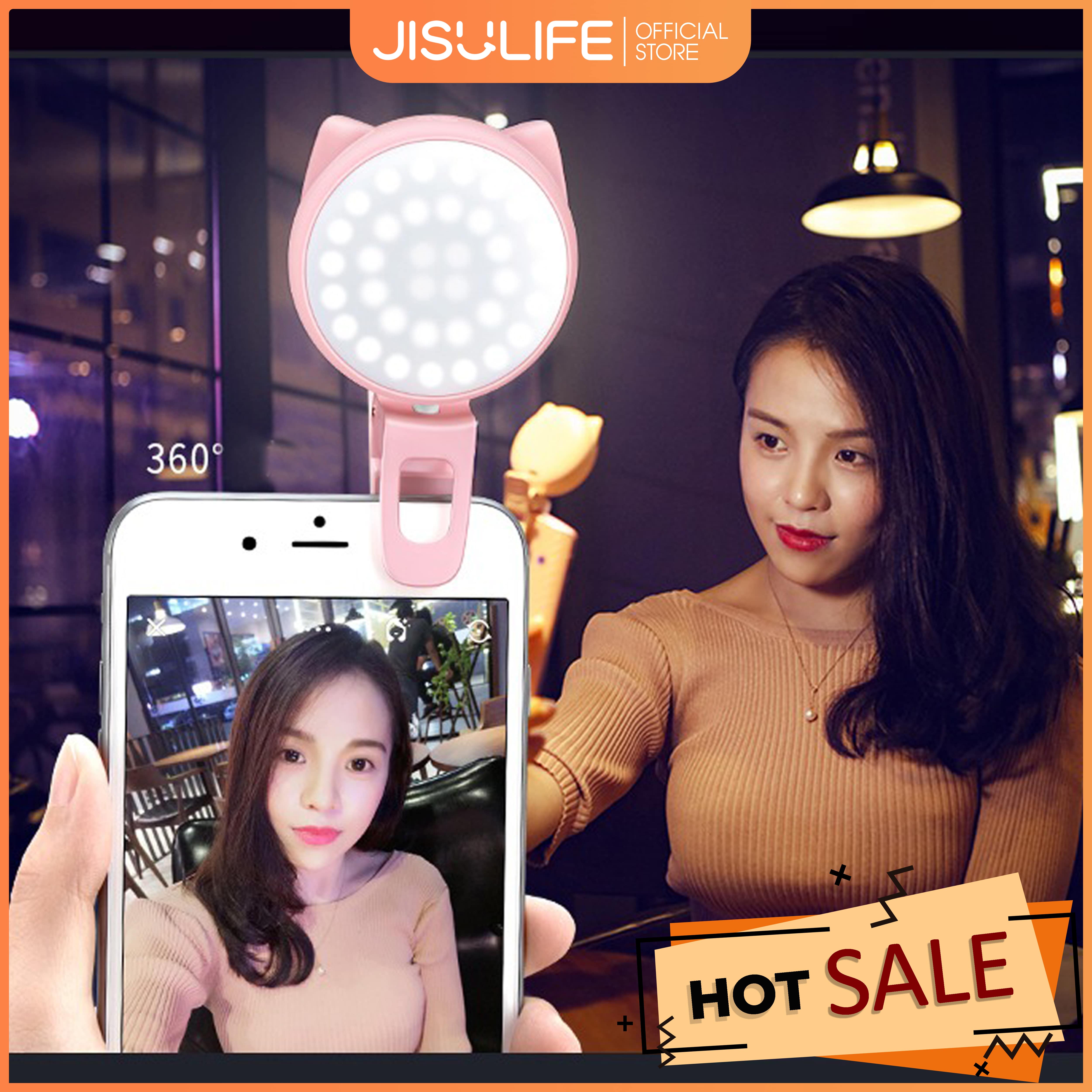 Đèn ánh sáng hỗ trợ chụp ảnh tự sướng selfie Jisulife BL02