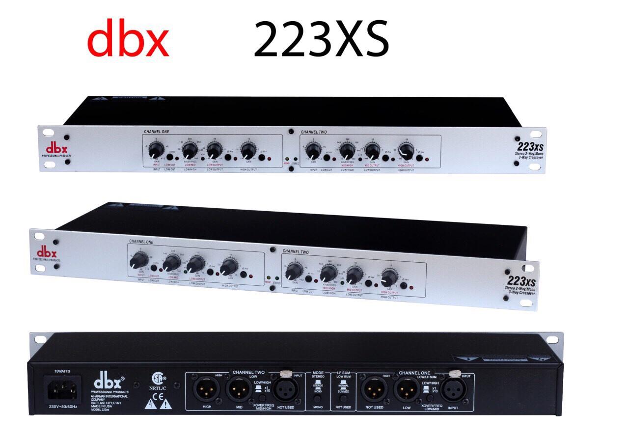 Thiết bị chỉnh âm Crossover DBX-223