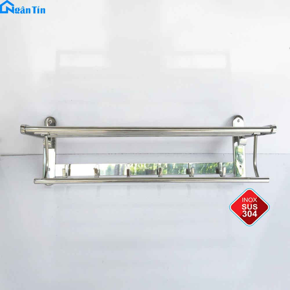 MÁNG KHĂN TẦNG ĐÔI INOX HOMEBOSS MKT04