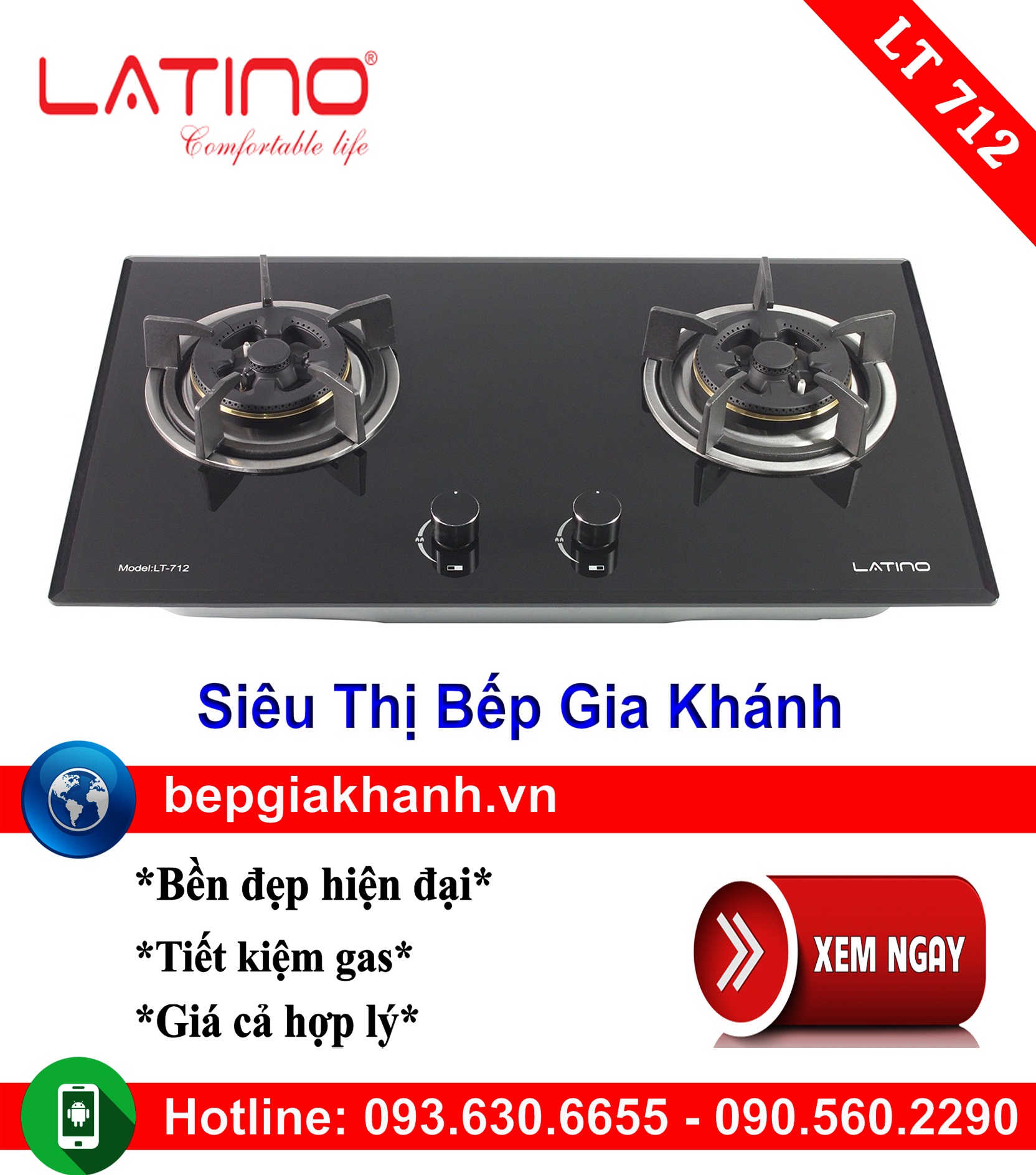 Bếp Ga Latino LT-712