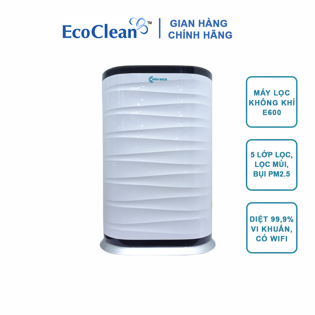 MÁY LỌC KHÔNG KHÍ 5 LỚP LỌC EBRACO E600