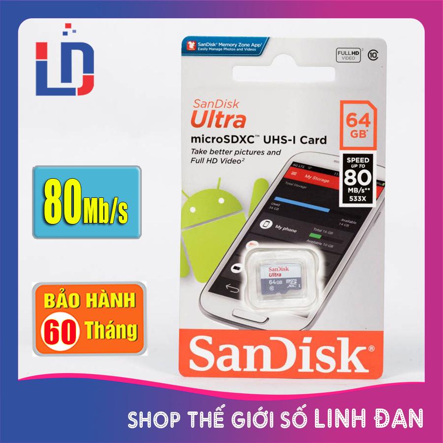 Thẻ nhớ 128GB MicroSDXC Sandisk Extreme U3