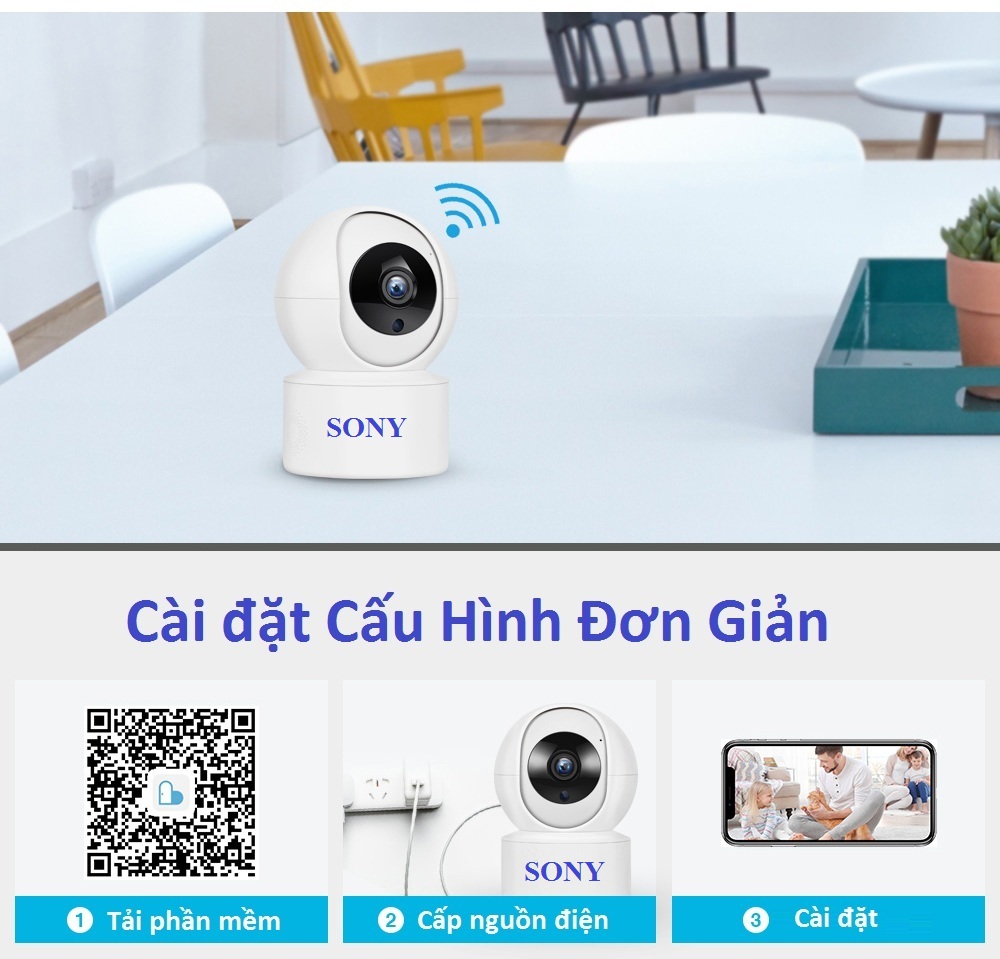 Camera IP wifi trong nhà Xoay SONY C11A