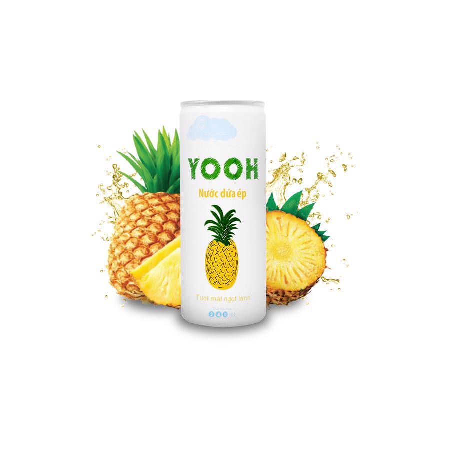 Nước ép Yooh dứa 240ml
