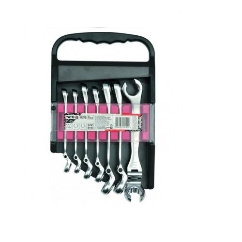 Bộ cờ lê mở đai ốc 2 đầu loe tự lắc 8 - 17mm 7 chi tiết Yato YT-019