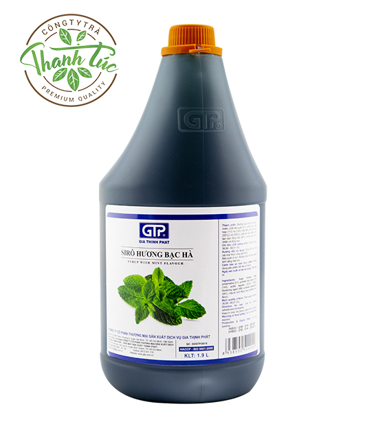 Siro GTP Bạc Hà Xanh 2.5kg