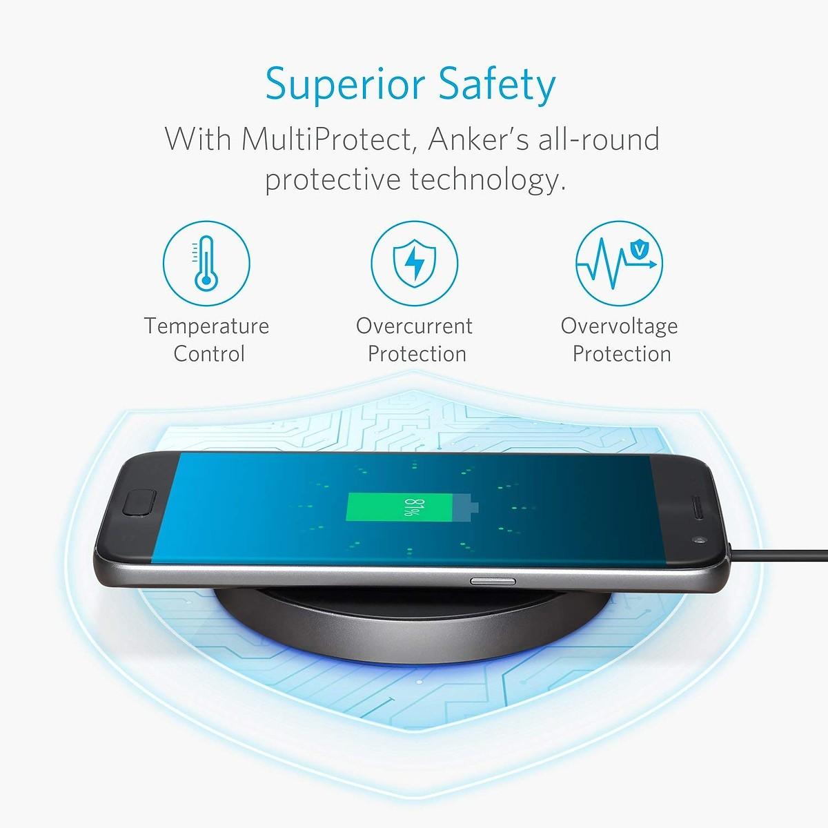 Sạc không dây Anker PowerTouch A2512H11