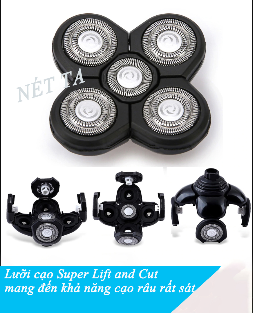 Máy cạo râu 5D Kemei KM6181