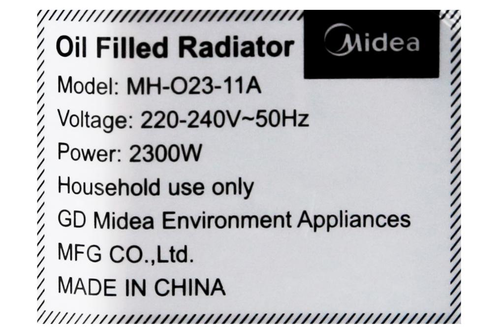 Máy sưởi dầu Midea MH-023-11A
