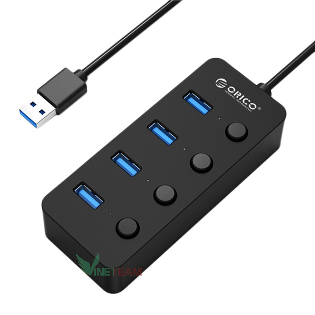 Bộ chia 4 Port USB 3.0 ORICO W9PH4-U3
