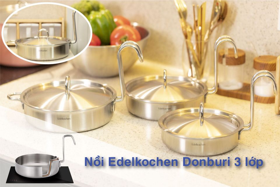 CHẢO 3 LỚP EDELKOCHEN DONBURI 20CM