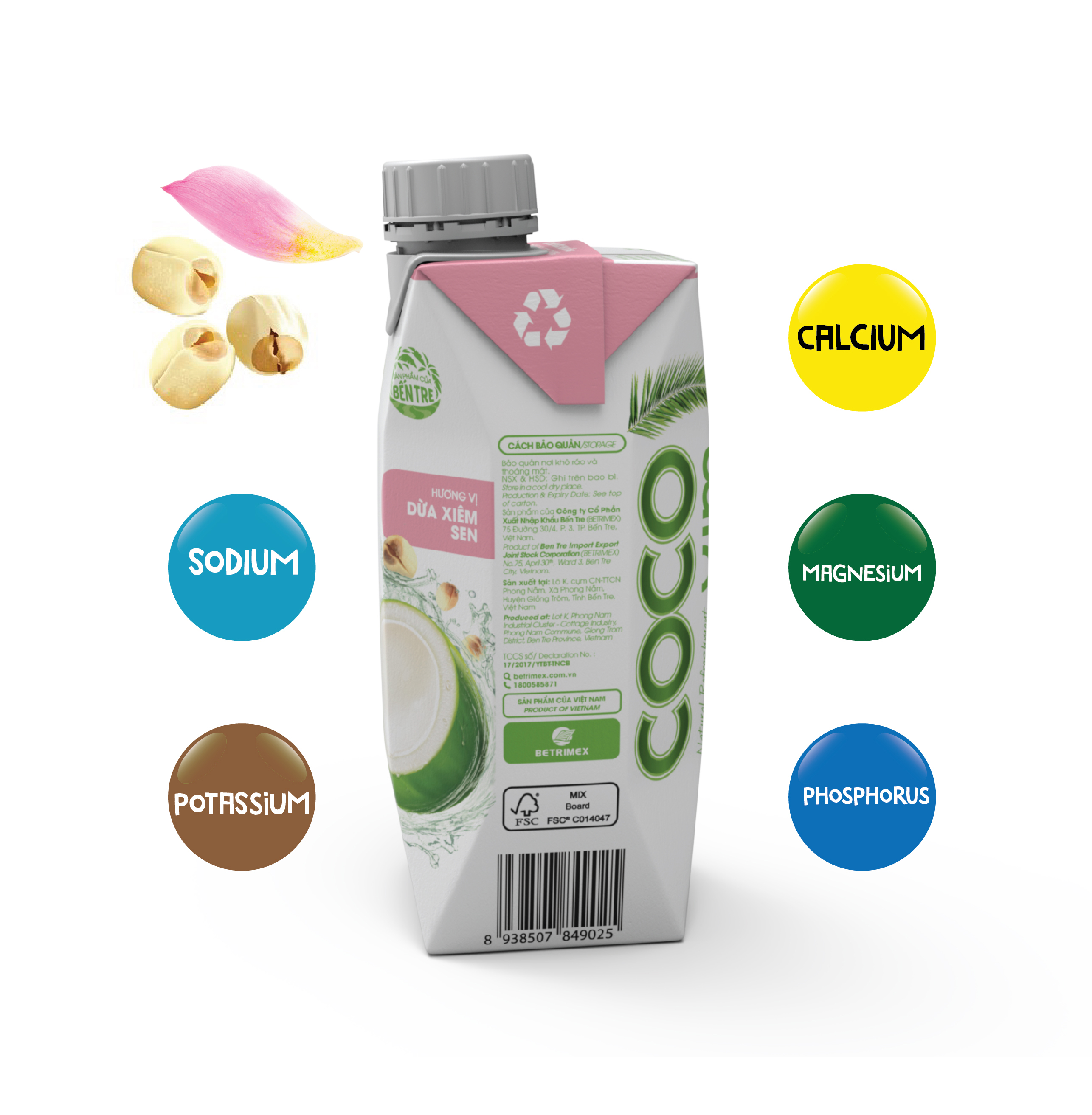 Nước dừa xiêm thơm Cocoxim 330ML
