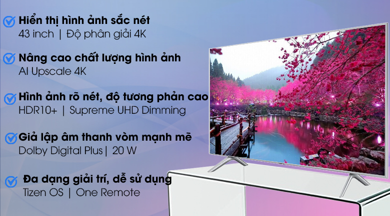 Tivi QLED Samsung QA43Q65RA 43INCH