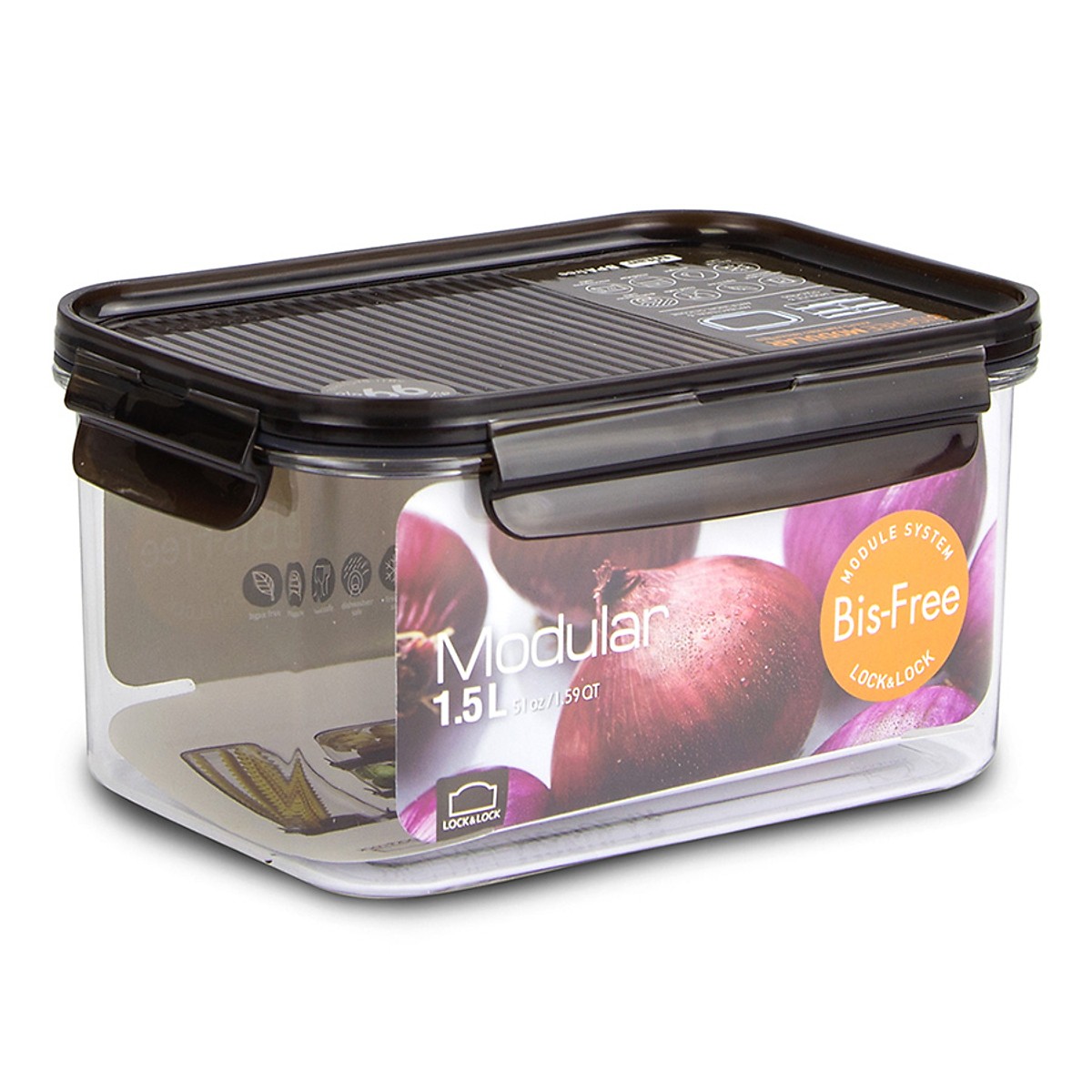 Hộp bảo quản thực phẩm Lock&Lock Bisfree Modular LBF405 (1.5L)