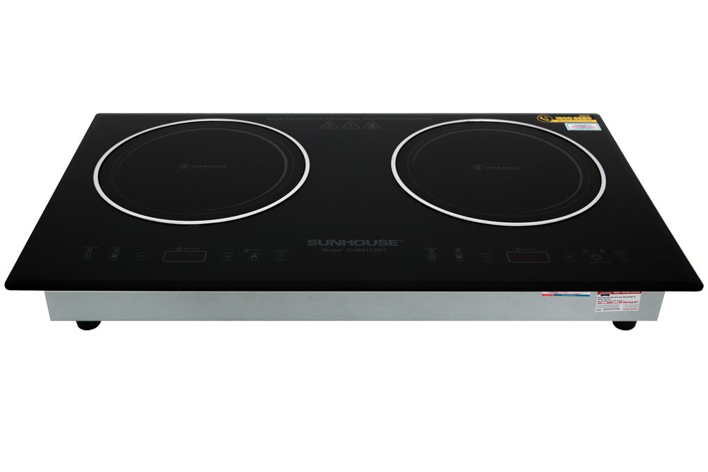 Bếp hồng ngoại đôi Sunhouse SHB9112MT