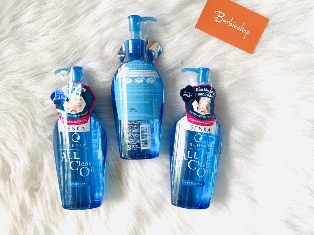 Dầu Tẩy Trang Sạch Sâu Dành Cho Da Dầu Senka Perfect Watery Oil 230ml