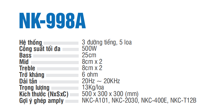 LOA TREO NIKOCHI NK-998A