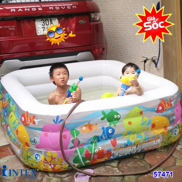 Bể bơi vuông đại dương Intex 57471