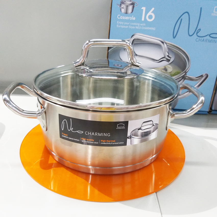 NỒI INOX LOCK&LOCK NEO CHARMING LCM3202