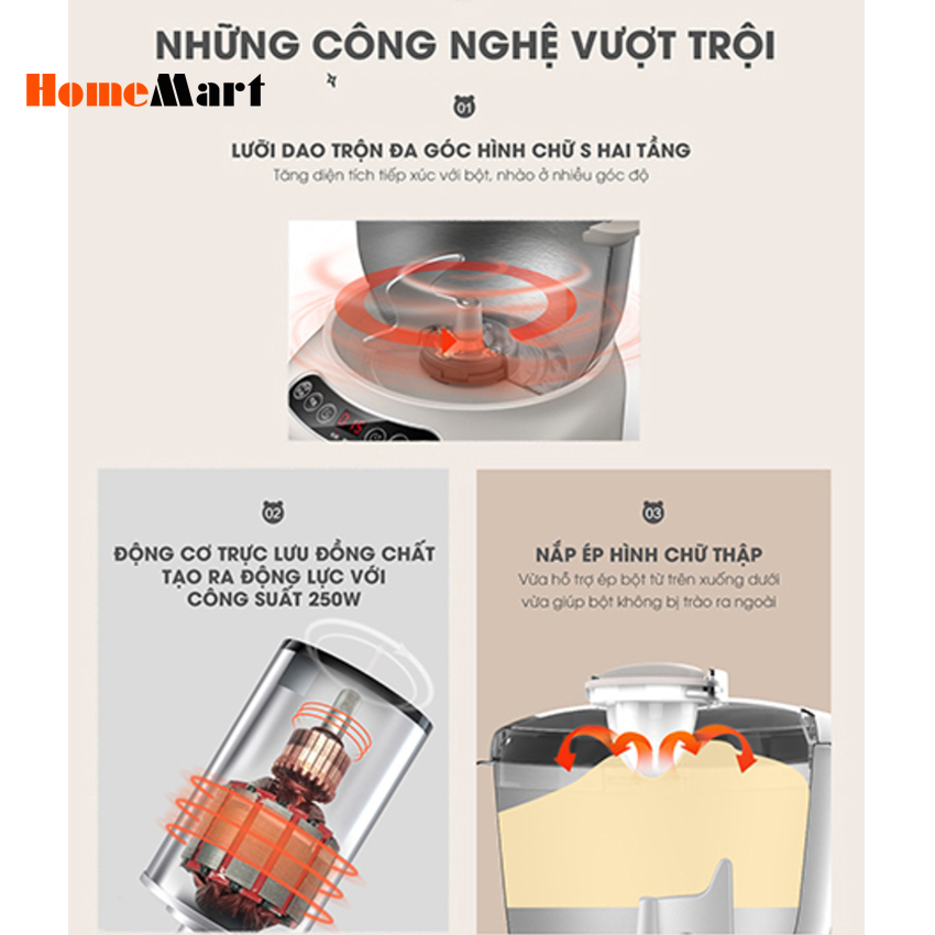 Máy trộn bột Bear HMJ-A70C1