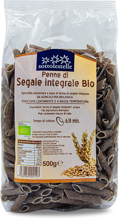 Nui Ống Sottolestelle Lúa Mạch Đen 500g