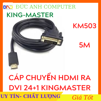 CABLE HDMI SANG DVI KINGMASTER KM503