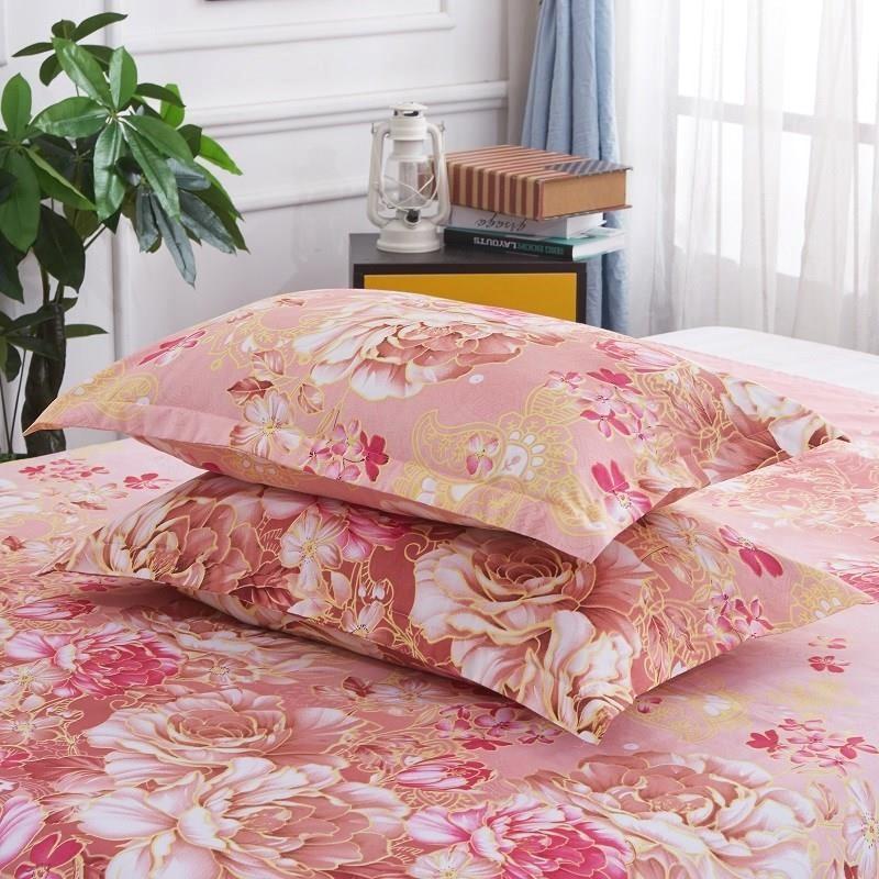 2018 Mẫu Mới 100% Cotton Vỏ Gối Duy Nhất Hai Người CướI Đỏ Cặp Vợ Chồng Gối Bộ Ruột Gối 48x74 Một Cặp Hai