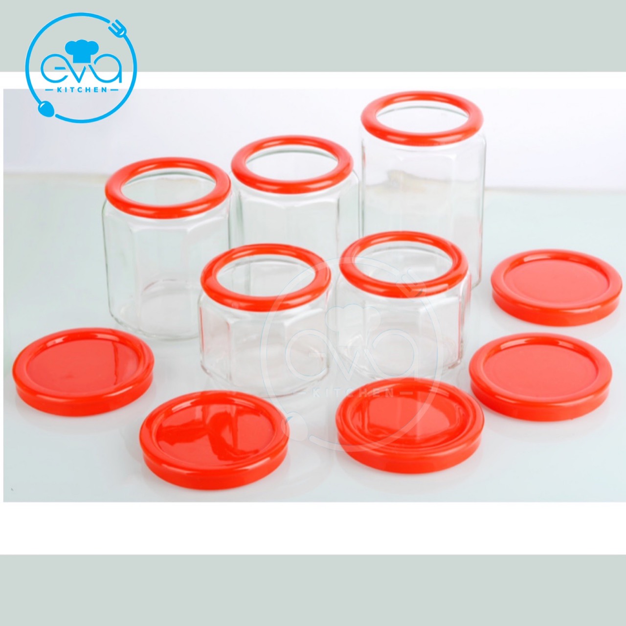 Hộp Thủy Tinh Octagonal Sealed