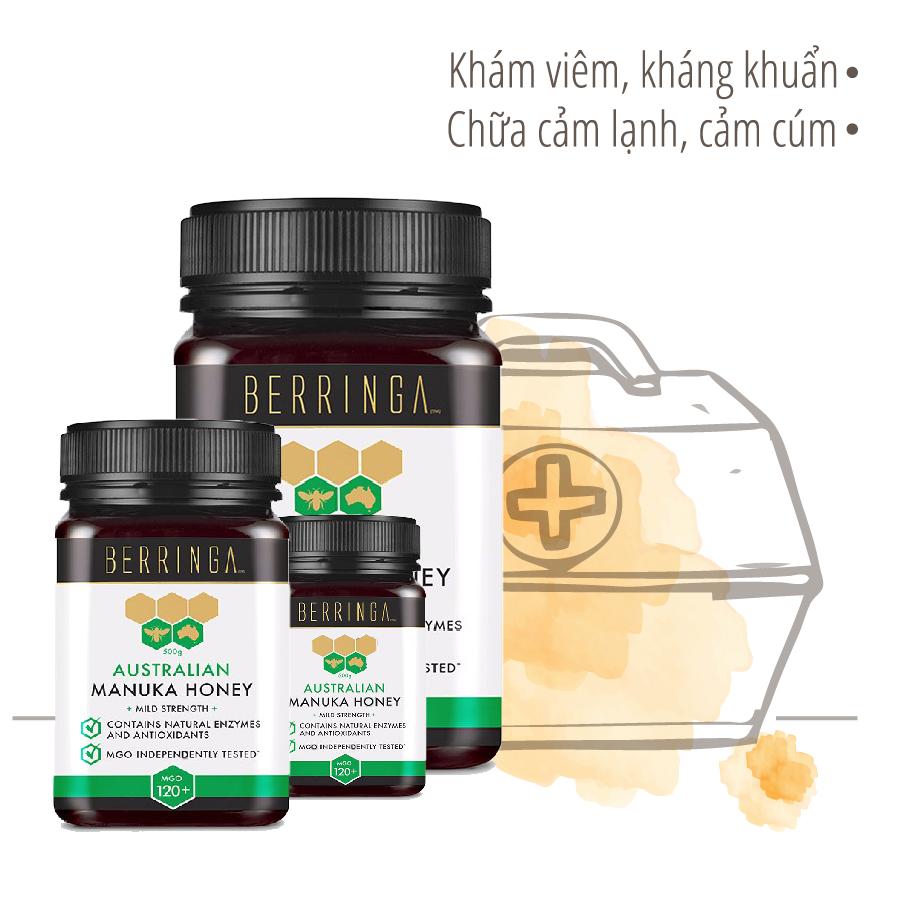 Mật ong Manuka BERRINGA MGO 120+ 500g