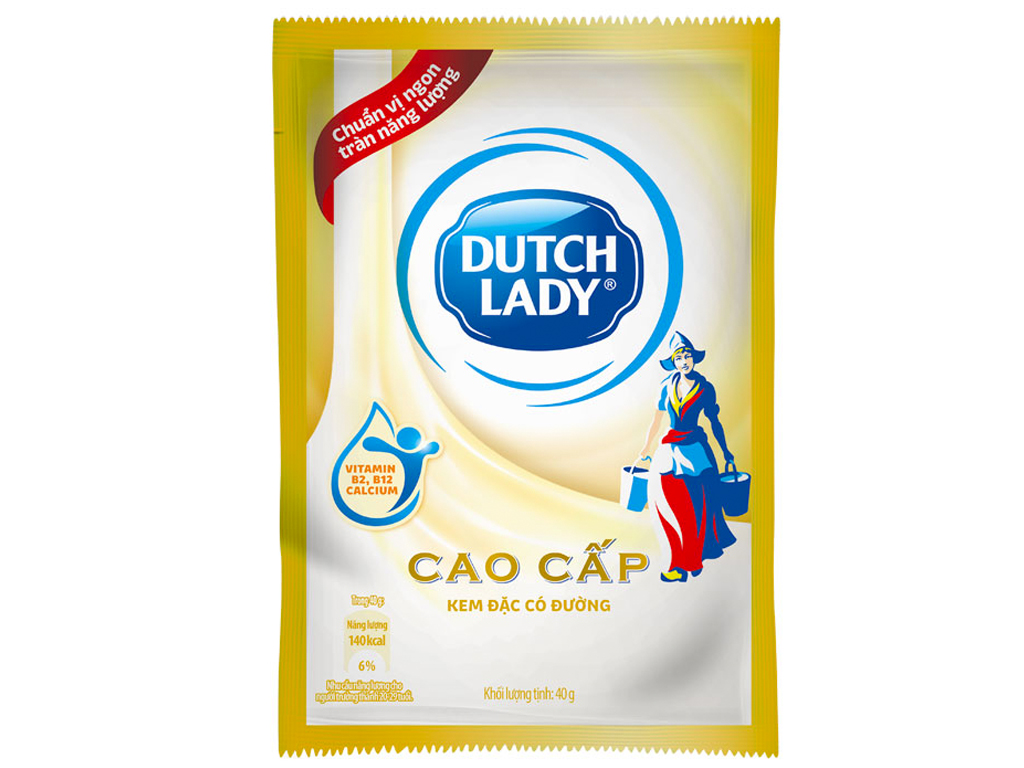 Sữa đặc Dutch Lady 40g lốc 6 gói
