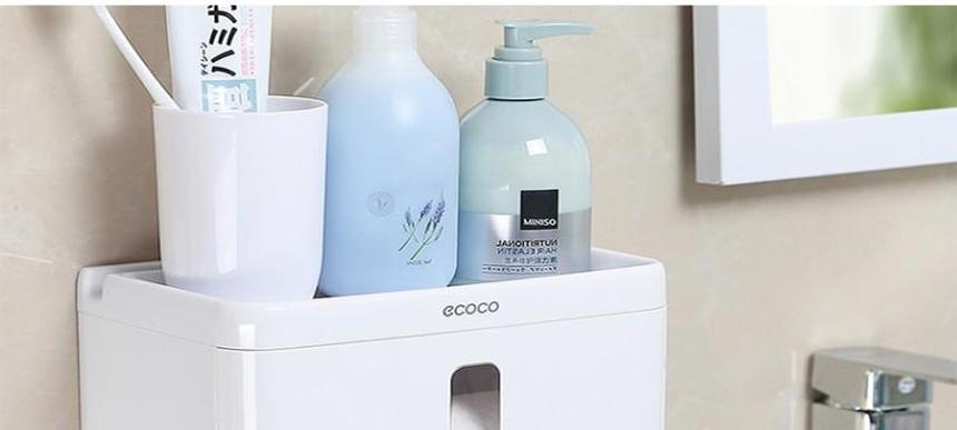 KỆ TREO GIẤY VỆ SINH ĐA NĂNG ECOCO D08