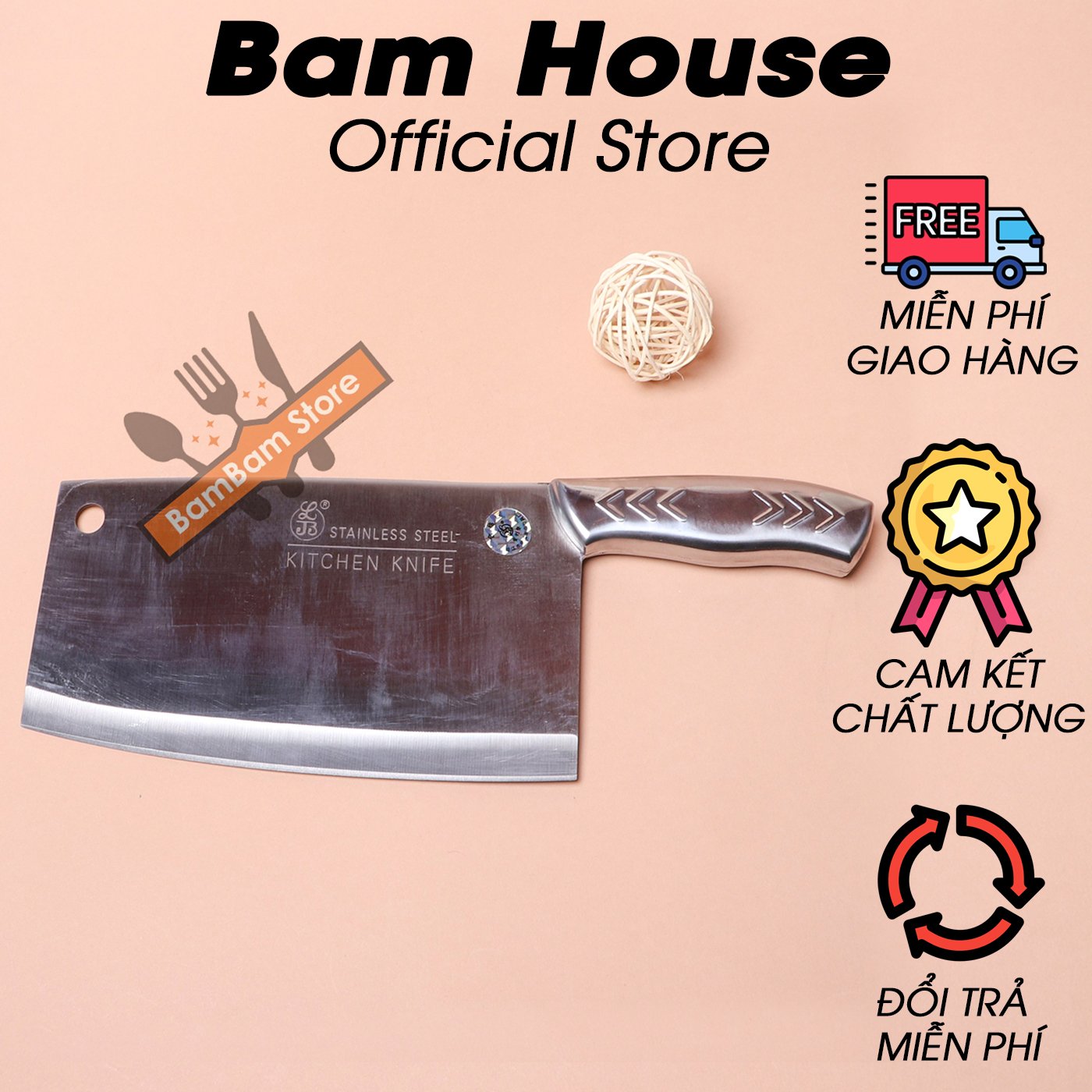 DAO CHẶT XƯƠNG INOX DX01