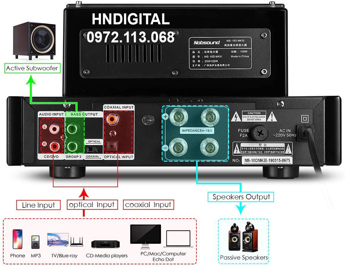 Amply đèn Nobsound MS 10D MKII/MKIII