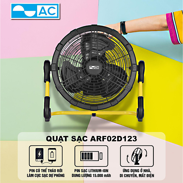 QUẠT SẠC AC ARF02D123DB