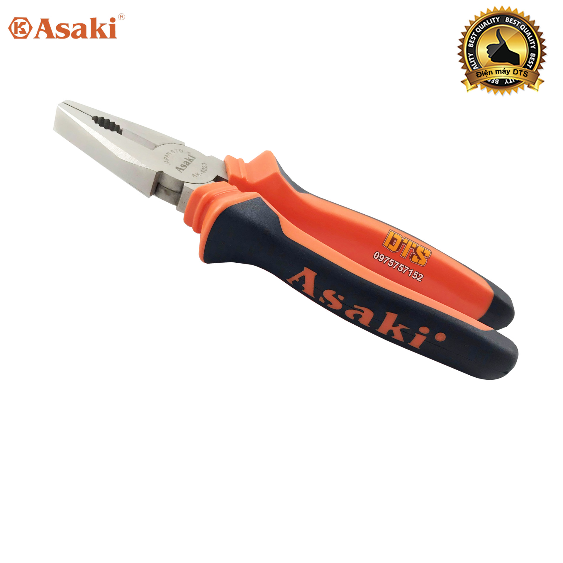 Kìm điện cách điện Asaki AK-8023 8inch