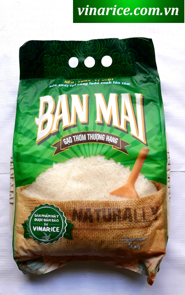 Gạo Ban Mai Thượng Hạng 5kg