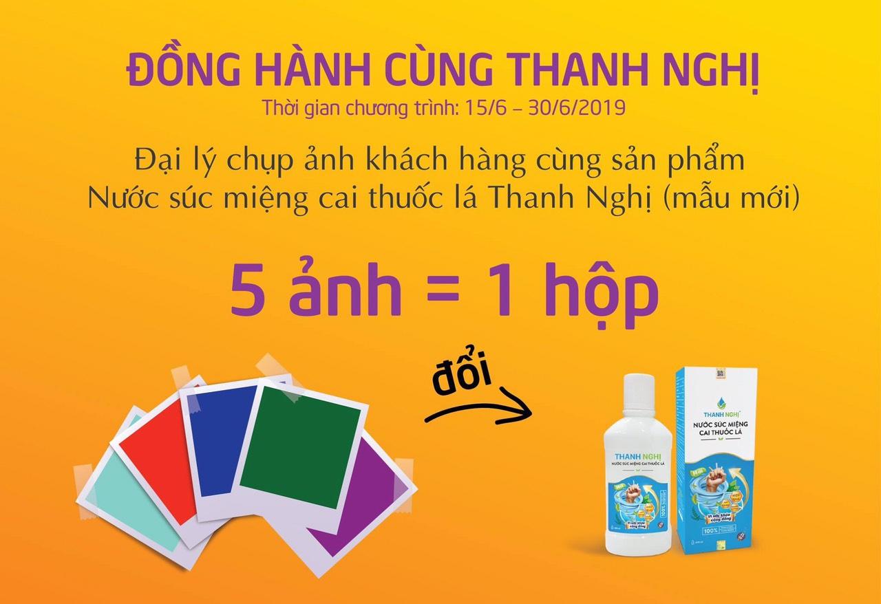Nước súc miệng Thanh Nghị cai thuốc lá