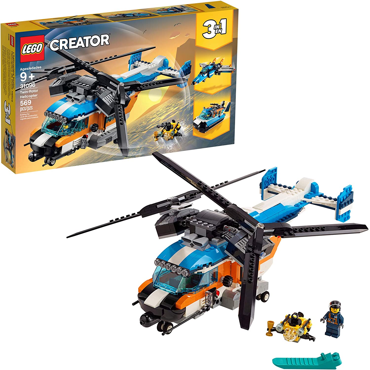 LEGO CREATOR 31096 Trực Thăng Cánh Quạt Kép