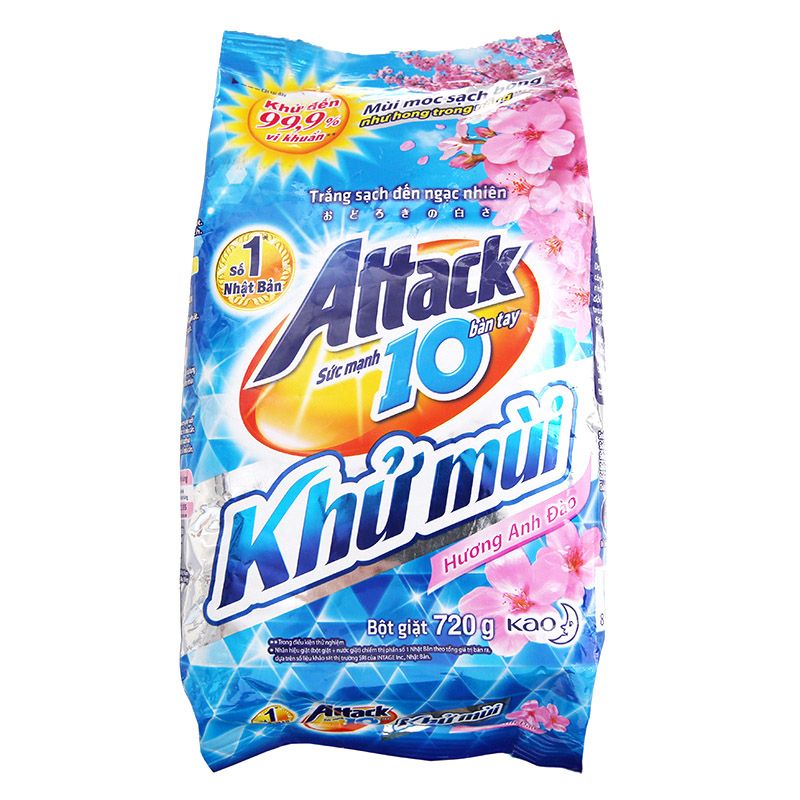 Bột giặt Attack 720g