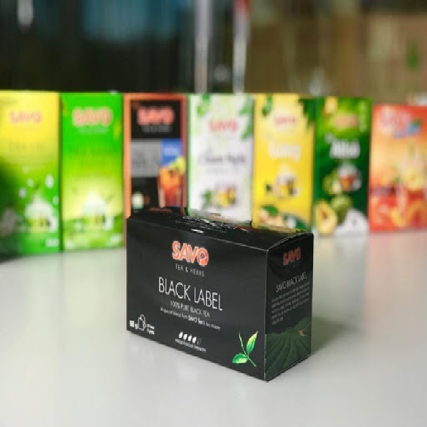 Trà Đen hảo hạng SAVO - Hộp 25 túi
