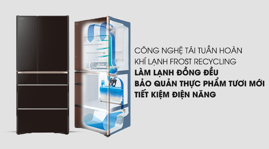 TỦ LẠNH HITACHI R-G520GV 536L