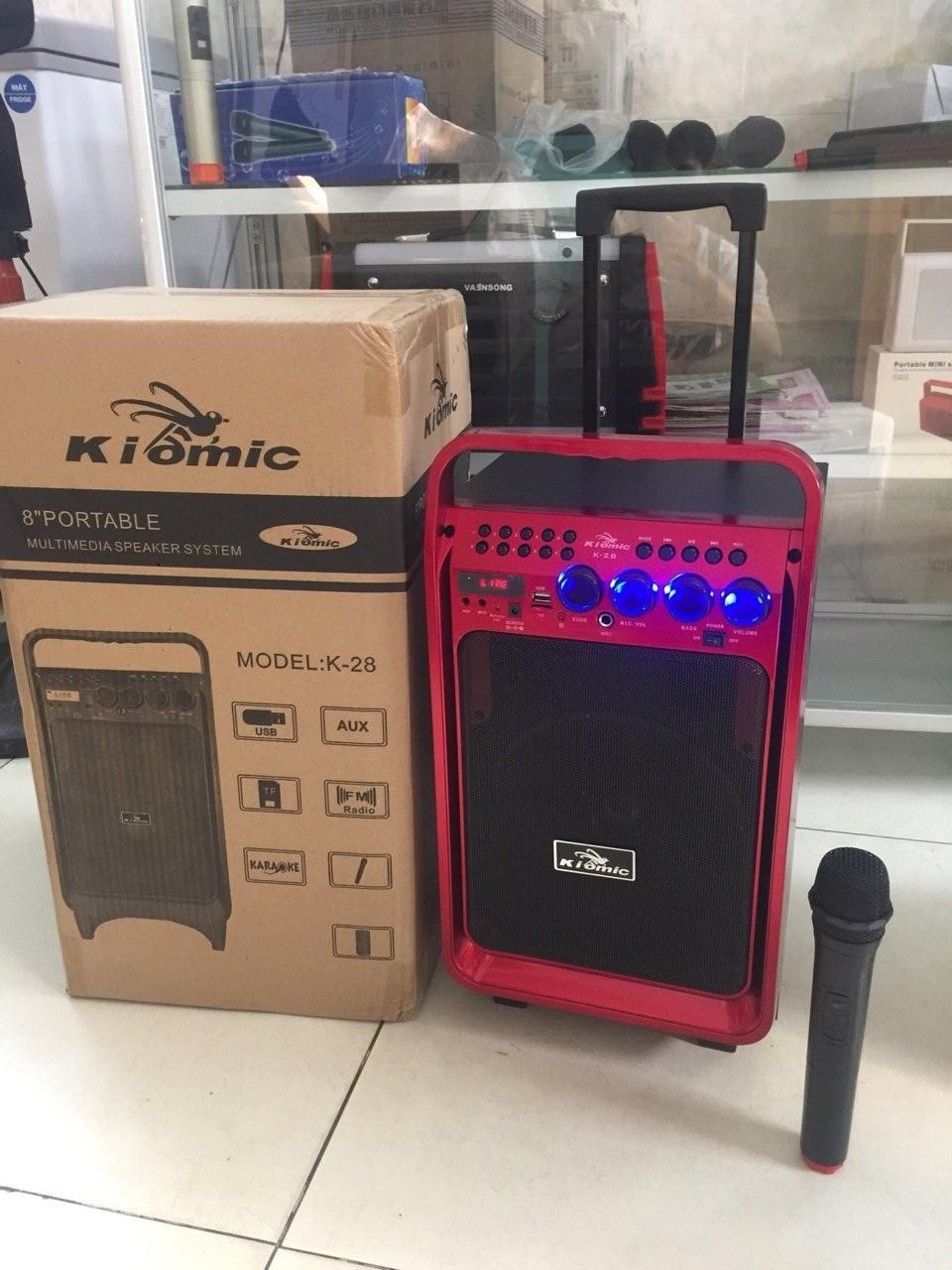 Loa kéo bluetooth di động Kiomic K28